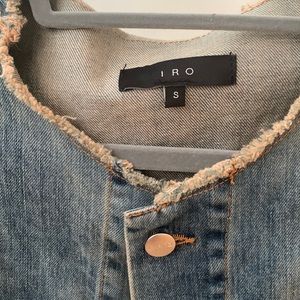 Denim IRO vest